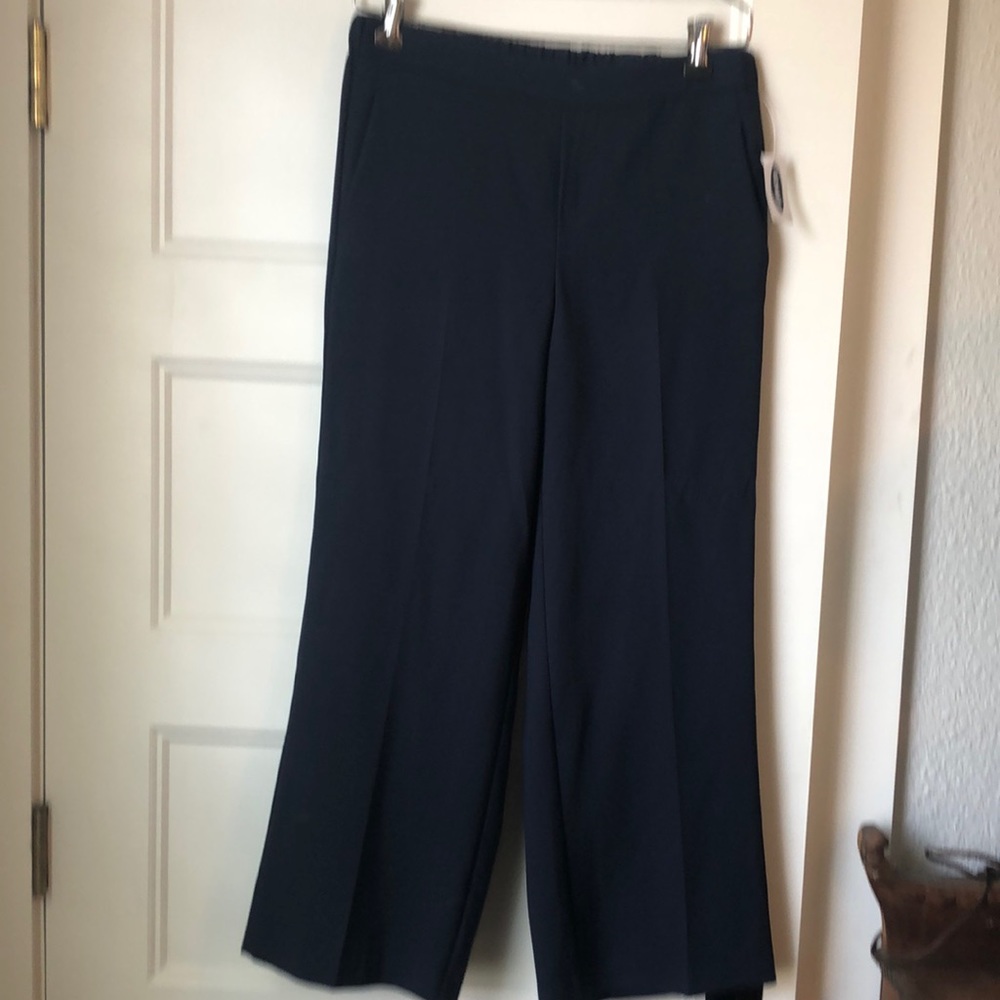 Cropped wide leg pants